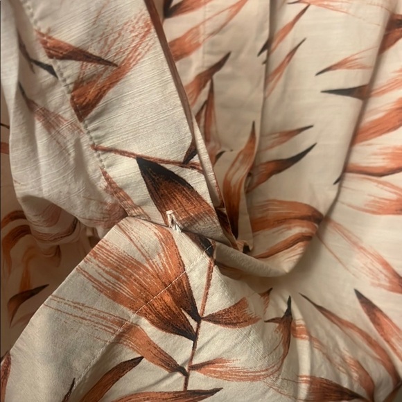 Ann Taylor Factory Pink Button Down Shirt with Notched Collar - Picture 7 of 9